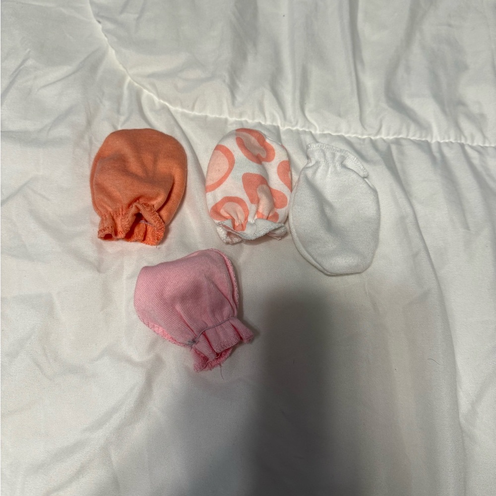 Colorful Baby Mittens Set